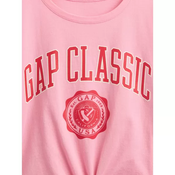  Dětské triko GAP LOGO TEE 780448-00 MAY PINK 