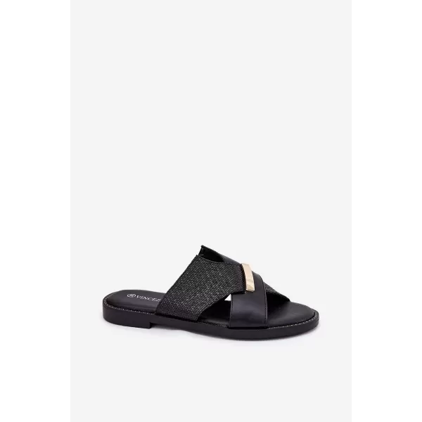  Dámské pantofle VINCEZA 17385 BLACK 