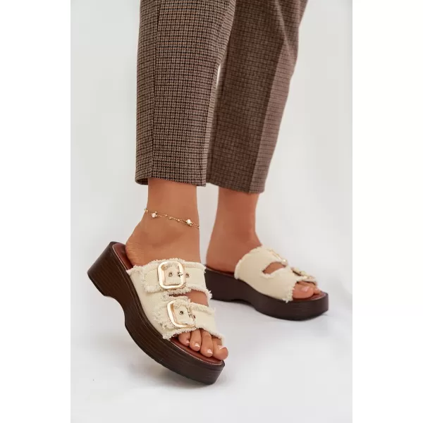  Dámské pantofle BOTO RENELISSE 41325 BEIGE 