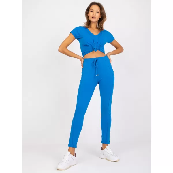  Dámské tepláky BASIC FEEL GOOD RV-DR-3589.10X DARK BLUE 