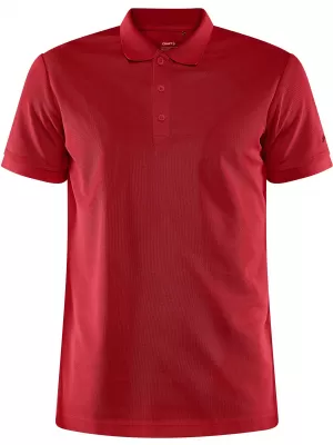 Pánské sportovní polo CRAFT Corp. CORE Unify Polo Shirt M JASNĚ ČERVENÁ