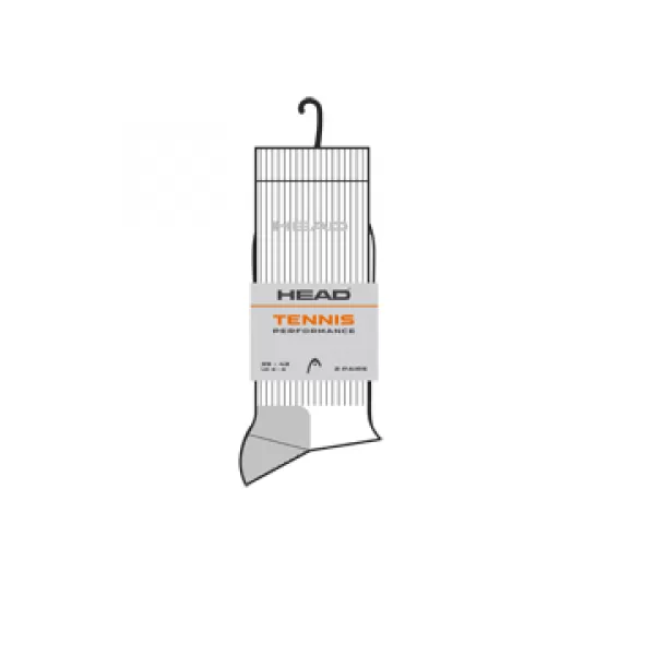  Ponožky HEAD ELEMENTS TENNIS CREW 2P WHITE 