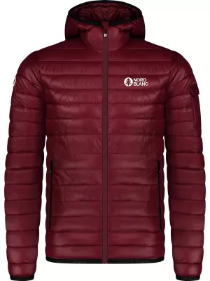 Pánská zimní bunda NORDBLANC SNARL NBWJM8260 VÍNOVÁ
