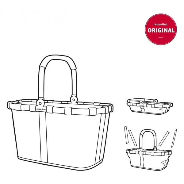  Nákupní košík REISENTHEL CarryBag FRAME GOLD/BLACK 