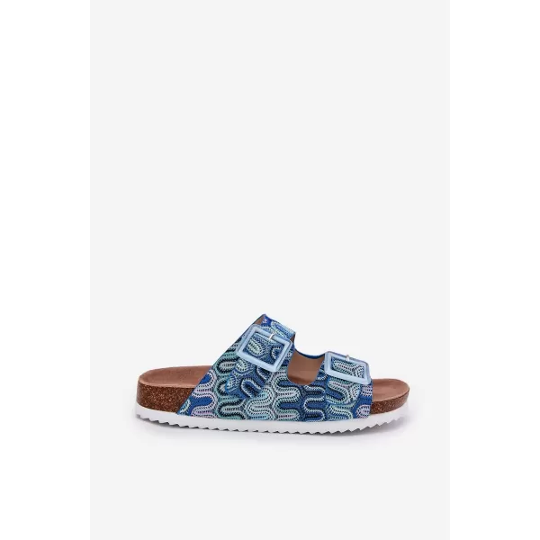  Dámské pantofle S.BARSKI RB51-006 BLUE 