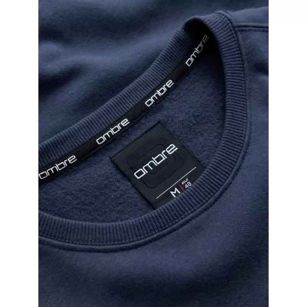  Pánská mikina OMBRE B1713 NAVY BLUE 