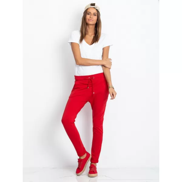  Dámské tepláky BASIC FEEL GOOD RV-DR-3698.07X RED 