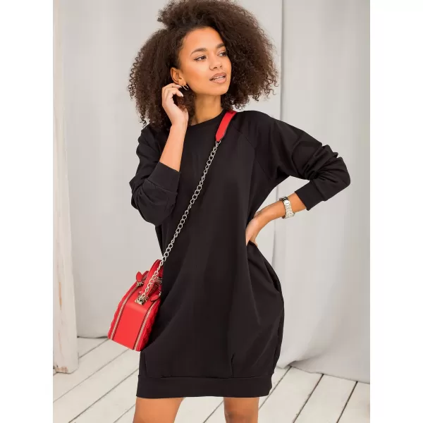  Dámské šaty BASIC FEEL GOOD RV-TU-5184.93P NOIRE 