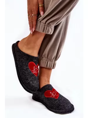 Dámské pantofle BIG STAR KK276019 BALCK/RED