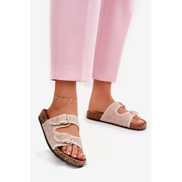  Dámské pantofle BOTO OSOFFE 36218 BEIGE 