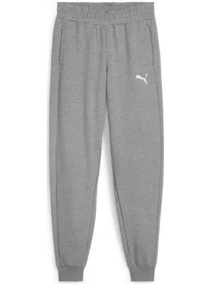 Dětské kalhoty PUMA TEAMGOAL CASUALS PANTS JR 658601-33 MEDIUM GRAY HEATHER/WHITE
