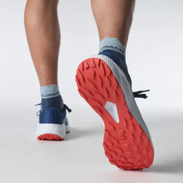  Pánské boty SALOMON ALPHAGLIDE L47724300 BALLAD BLUE/DARK BLUE/FIERY RED 