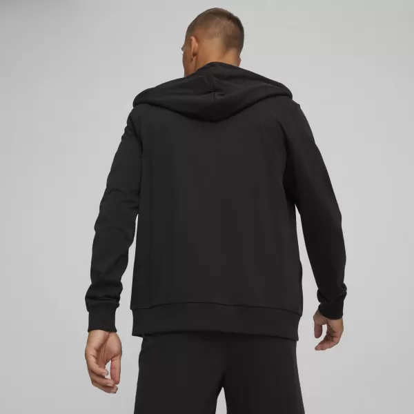  Pánská mikina PUMA TEAMGOAL CASUALS HOODED JACK 658595_03 PUMA BLACK/PUMA WHITE 