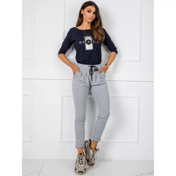  Dámské tepláky BASIC FEEL GOOD TP-DR-5477.88 GRAY 