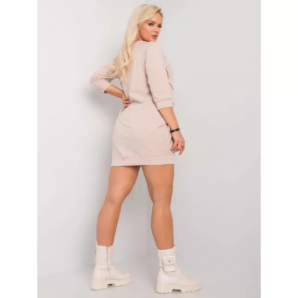  Dámské šaty RELEVANCE RV-SK-6847.59P BEIGE 