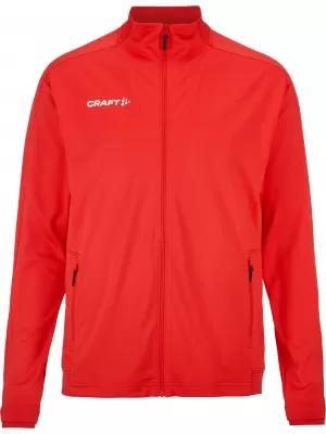 Pánská tréninková bunda CRAFT TW Evolve 2.0 Full Zip Jacket M JASNĚ ČERVENÁ