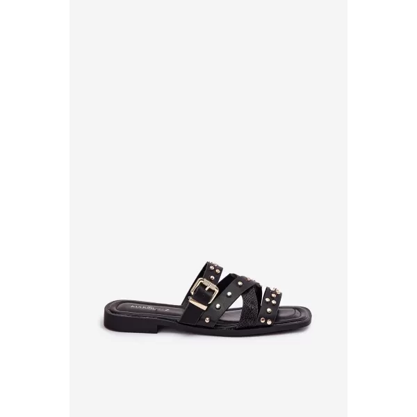  Dámské pantofle BOTO MANITTE 37865 BLACK 