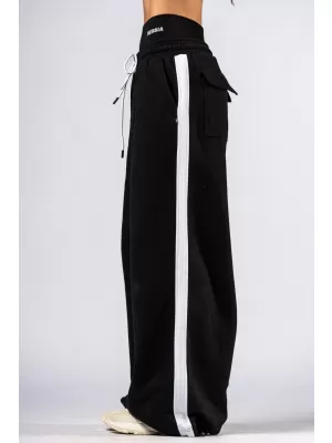NEBBIA Oversized tepláky POWER 896 BLACK