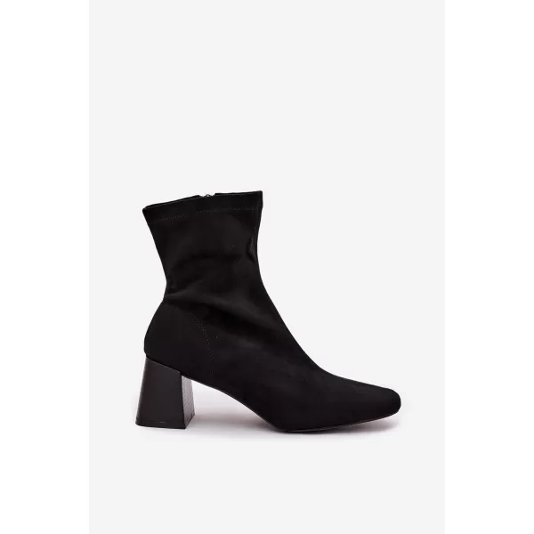  Dámské boty na podpatku BOTO OLIANNE 40587 BLACK 