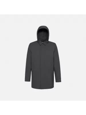 Pánská parka GEOX JACOPO G014364 ŠEDÁ