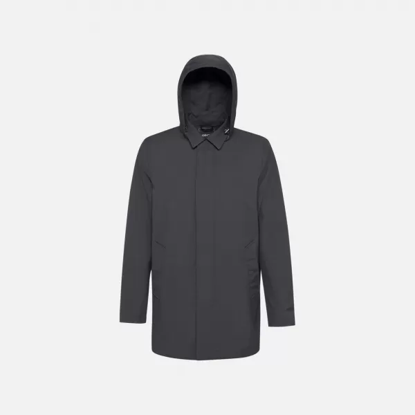  Pánská parka GEOX JACOPO G014364 ŠEDÁ 