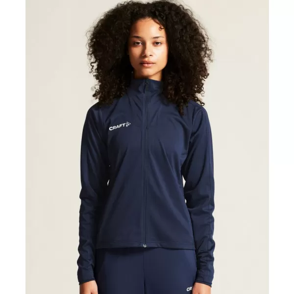  Dámská tréninková bunda CRAFT TW Evolve 2.0 Full Zip Jacket W NÁMOŘNÍ MODRÁ 