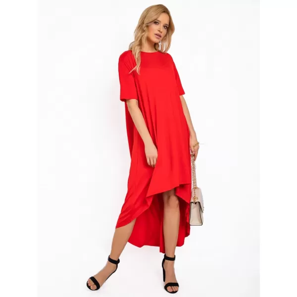  Dámské šaty RUE PARIS RV-SK-R4889.09 RED 
