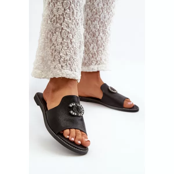  Dámské žabky S.BARSKI KV27-050 BLACK 