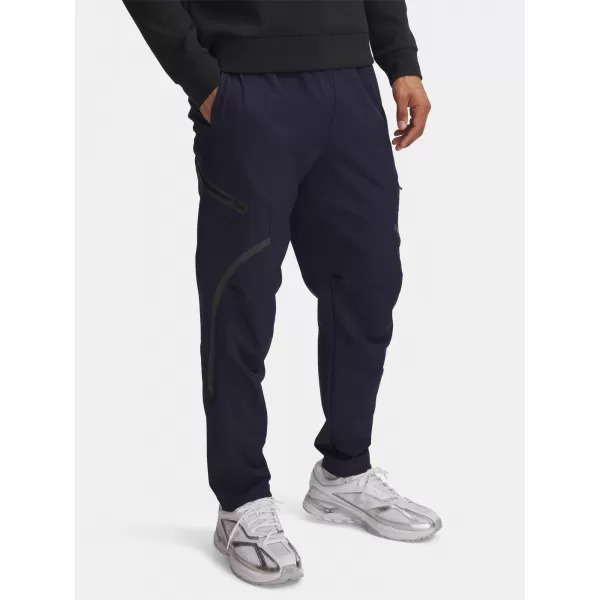  Pánské sportovní kalhoty UNDER ARMOUR UNSTOPPABLE CARGO PANT 1390256-410 MODRÁ 