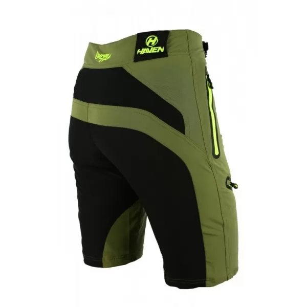 Dámské kraťasy HAVEN ENERGY CYKLOVLOŽKOU KHAKI/ŽLUTÁ 