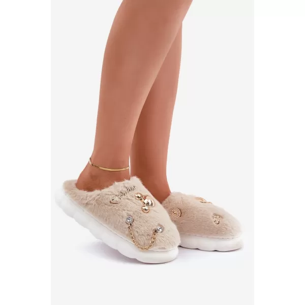  Dámské pantofle BOTO IVELFEDI 35010 BEIGE 