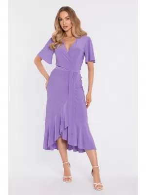 Dámské šaty MOE M912 LIGHT PURPLE