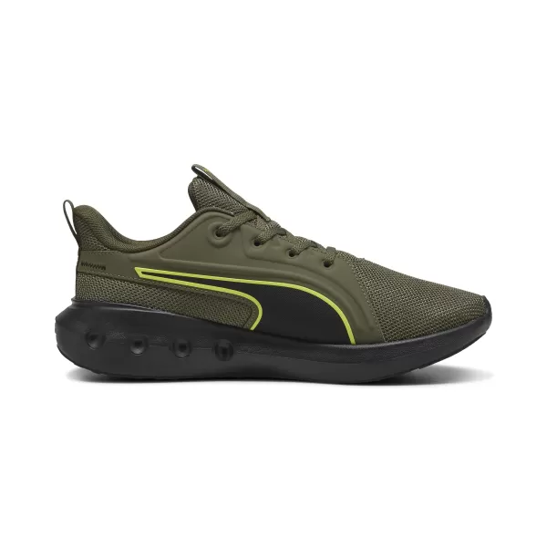  Boty PUMA SOFTRIDE CARSON 310154_22 LODEN GREEN/BLACK/LUX LIME 
