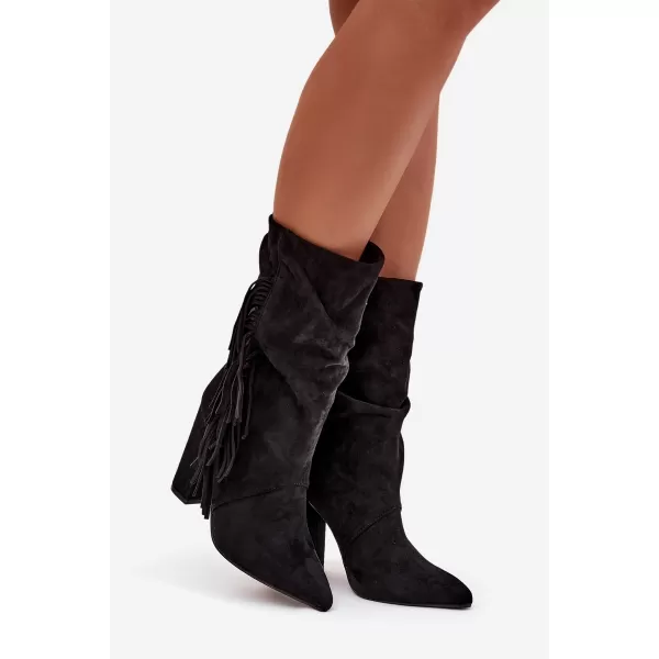  Dámské boty BOTO ZATEPLENÉ 40514 BLACK 