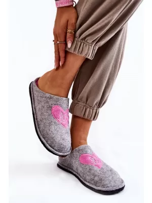Dámské pantofle BIG STAR KK276020 GREY/PINK