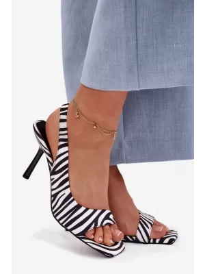 Dámské sandály BOTO CALVORIA 42062 ZEBRA