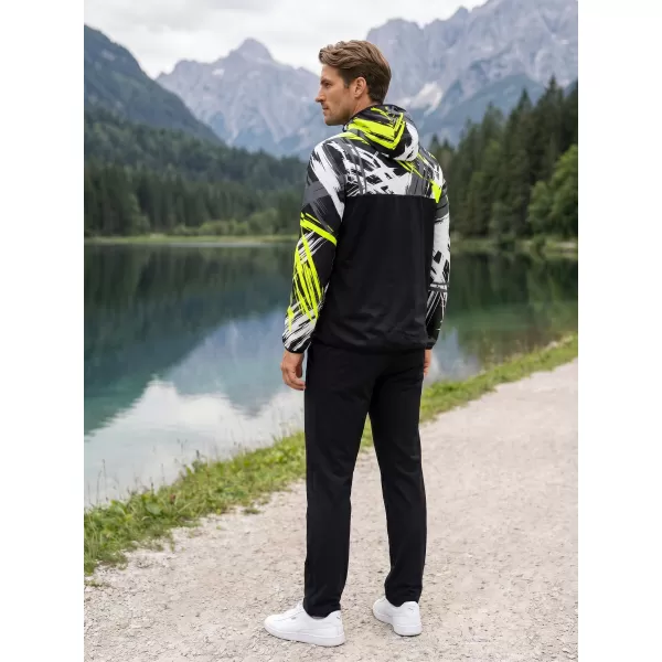  Pánská softshellová bunda premium ALTISPORT VOJ/ALM039JACK01 ČERNOŽLUTÁ 