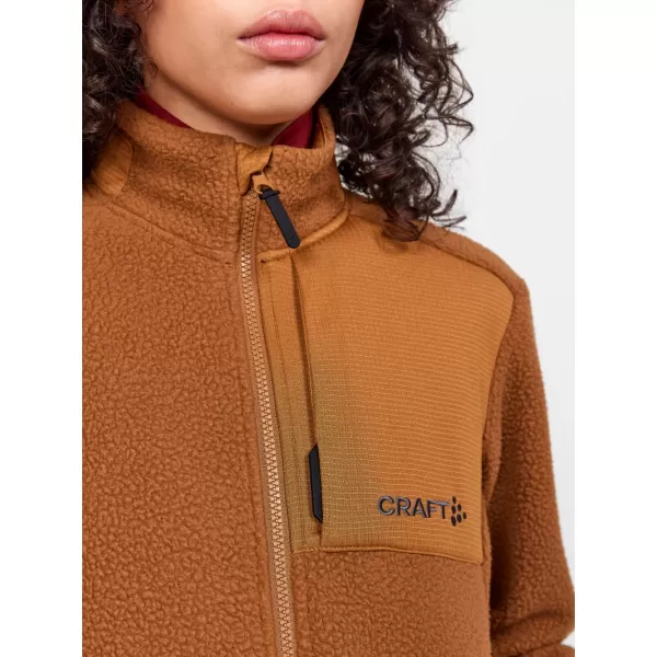  Dámská fleecová mikina Sherpa CRAFT Corp. ADV Pile Fleece Jacket W OHNIVÁ/ČERNÁ 