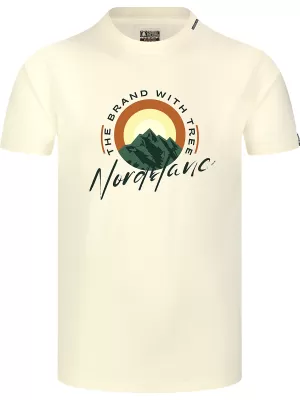 Pánské triko NORDBLANC SUNRISE NBSMT8152 BÍLÁ