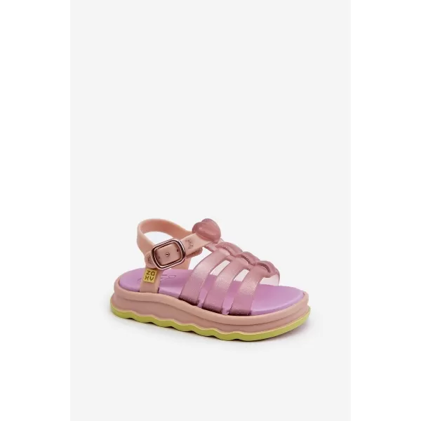  Dětské sandály ZAXY NN385020 PURPLE 