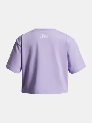Dívčí triko UNDER ARMOUR UA RIVAL SS 1389755-538 FIALOVÁ