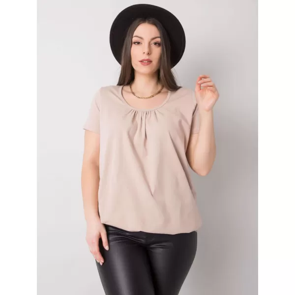  Dámské triko BASIC FEEL GOOD RV-TS-6320.85P BEIGE 