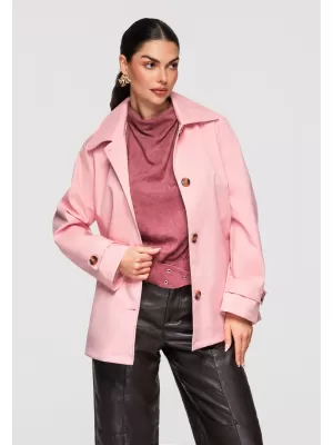 Dámský kabát LARICA OW-COLC-0114 PINK
