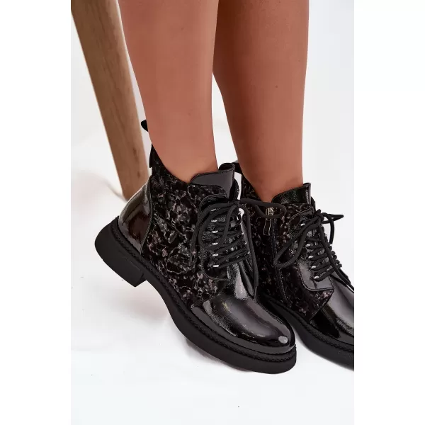  Dámské boty D&A CR52-613 BLACK 