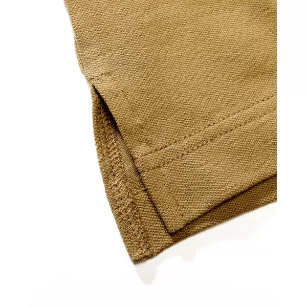  Pánské triko s límečkem BRANDIT 4215 SAND 
