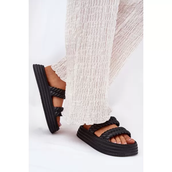 Dámské pantofle S.BARSKI ZK51-001 BLACK 