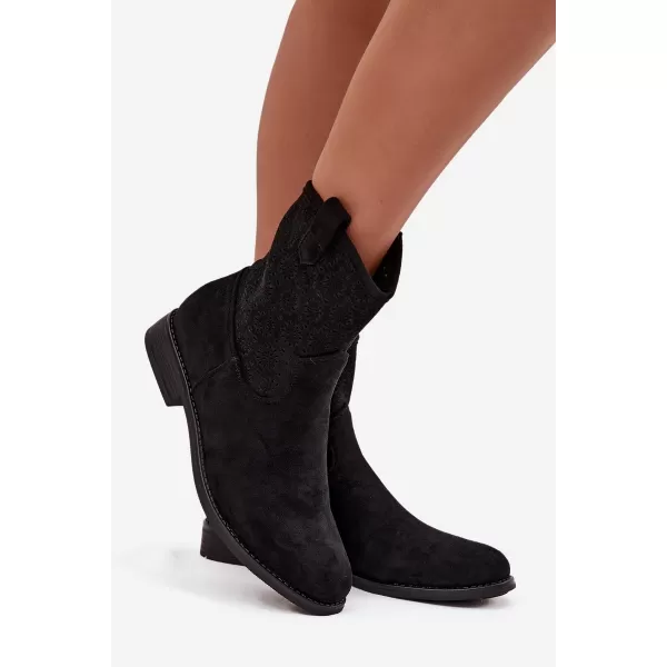  Dámské boty S.BARSKI HY52-530 BLACK 