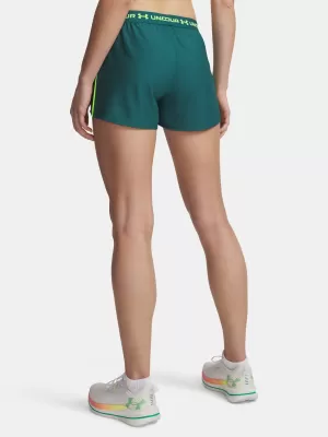 Dámské kraťasy UNDER ARMOUR TECH PLAY UP SHORTS 1389882-338 ZELENÁ