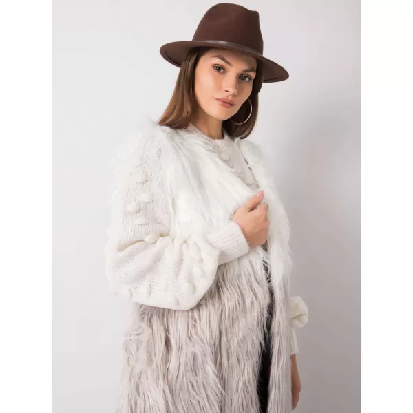  Dámská vesta WOOL FASHION ITALIA AT-KZ-04201.97P ECRU 