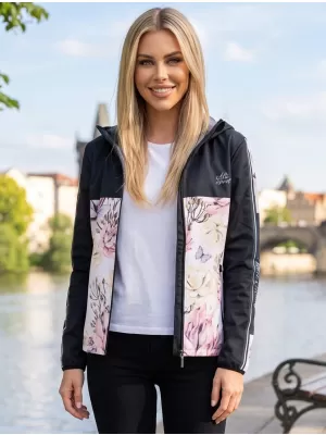 Dámská softshellová bunda premium ALTISPORT VOJ/ALW008JACK01 ČERNÁ